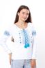 Elegant Ukrainian Vyshyvanka Blouse for Women – Rich Embroidery On Smooth Interlock,  Any Season, 8607-038-22 HC