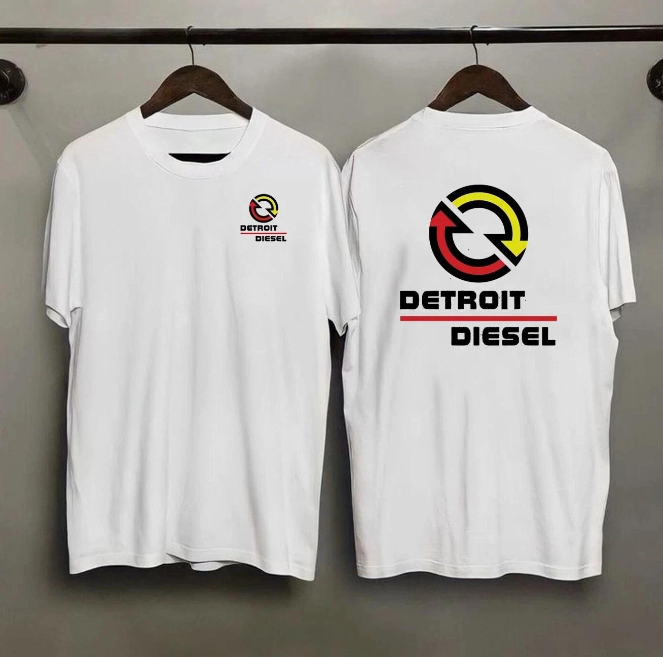 

Футболка с принтом Detroit Diesel Powered Racing, Повседневная уличная ретро-футболка для мужчин и женщин, Памятная футболка с принтом для фанатов, Повседневная футболка... S разноцветный