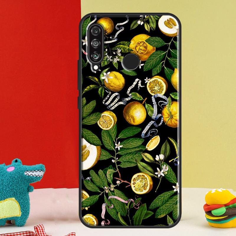 Tropical Summer Fruit Lemon For Huawei Nova 12s 12i 11i 8i 9 10 SE Y91 Y90 Y60 Y70 Y72 Y61 P20 P40 P30 Lite P60 Pro Case