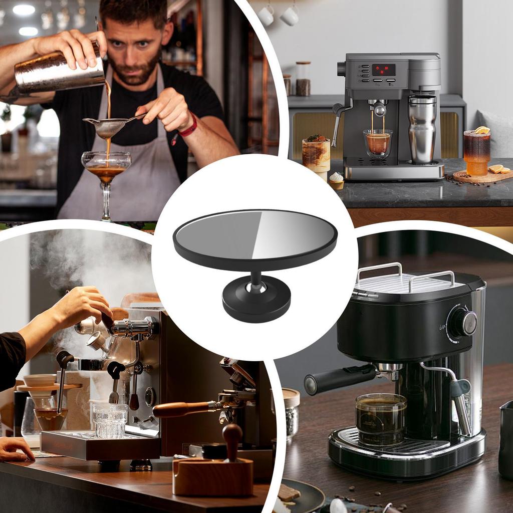 Portafilter Mirror Magnetic Espressos Observation Mirror Coffee Extraction Lens For Men Women Travel Work Business Cafe Bar