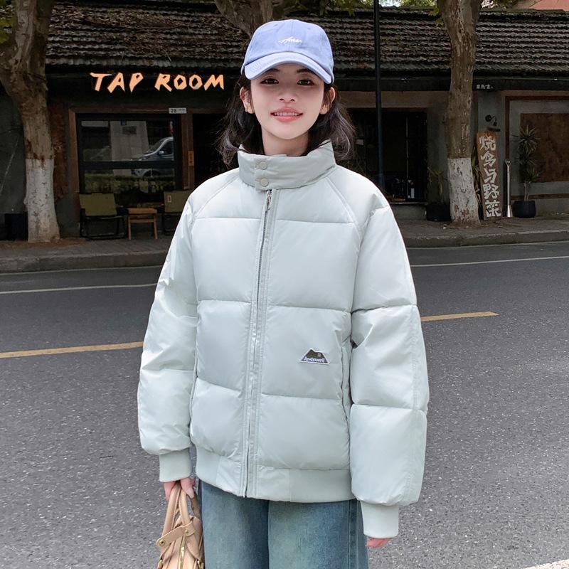 2025 Autumn and Winter New Fashion Temperament Cotton Clothes and Cotton Clothes Are Versatile Stand-up Collar Cotton Jackets Women's Short Jackets