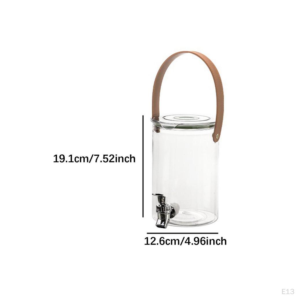 Beverage Dispenser, Barrel with Handle And Closure, Functional Leak, Made of PP, for