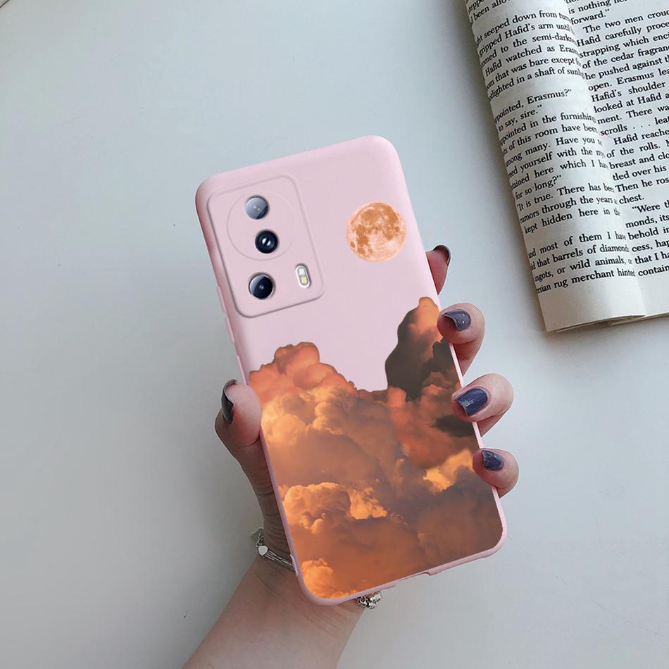 For Xiaomi 13 Lite 5G Case 2023 Luxury Black Dragon Painted Silicone Phone Cover for Xiaomi Mi 13 Lite 6.55'' Coque Capas 13Lite
