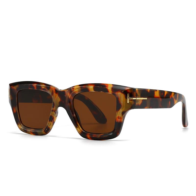 Modern Square Sunglasses European American Street Fashion Ins Popular Model Lh184 Cross-Border Trade