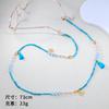 New Dopamine Spacer Mixed Color Pearl Beaded Eye Chain Light Luxury Flower Niche Glasses Chain