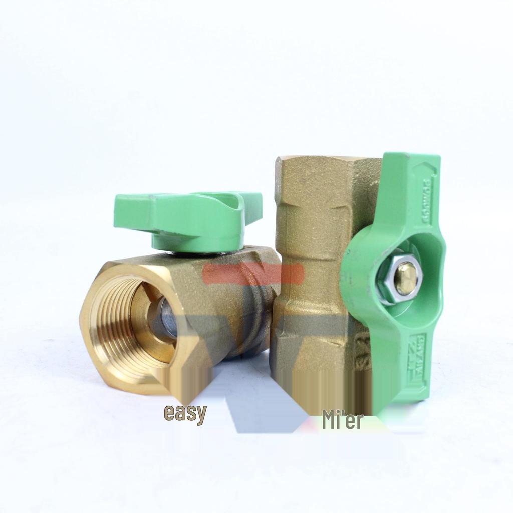Japan KITZ TKT Brass Ball Valve, Threaded Female, Butterfly Handle, 1/4" & 3/8" In Stock.