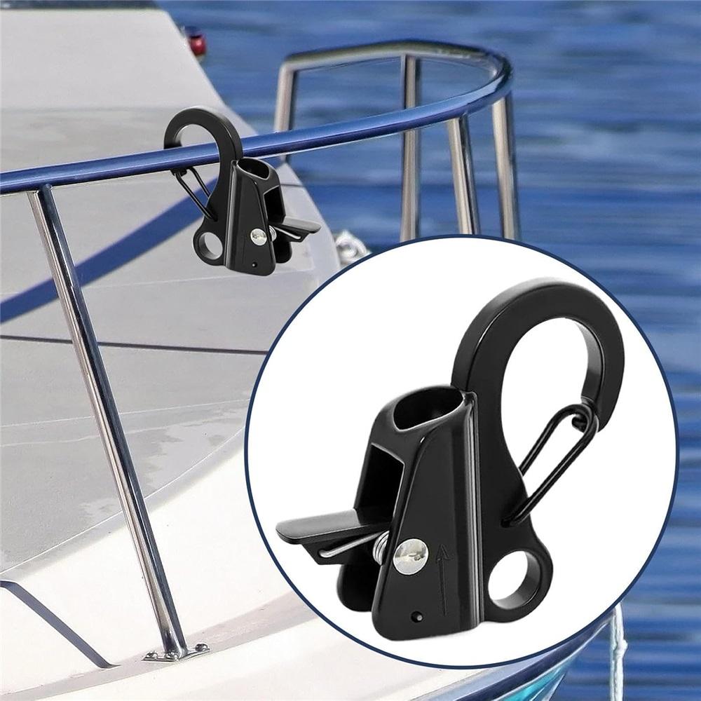 Anchors Sliding Hook, Adjustable Quick Release Anchors Rope Hook, Multipurpose Accessories for Boating, Fishing, Docking, Marine Navigation