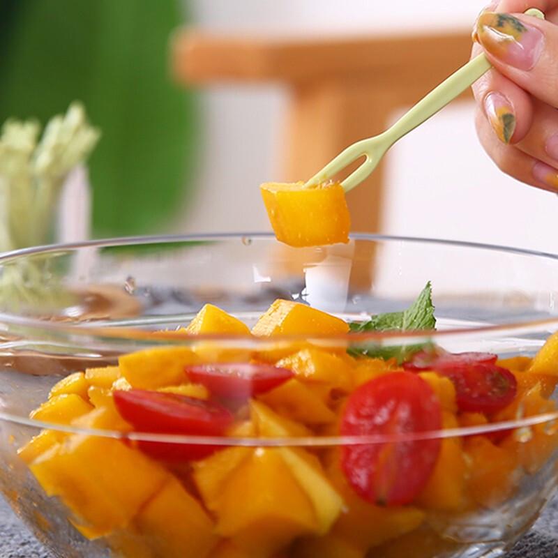 Xingfang Disposable Plastic Fruit & Dessert Forks