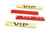 Olive-G Set of 2 VIP Car Metal Chrome Plated Emblem Dress Up Stickers Tunes