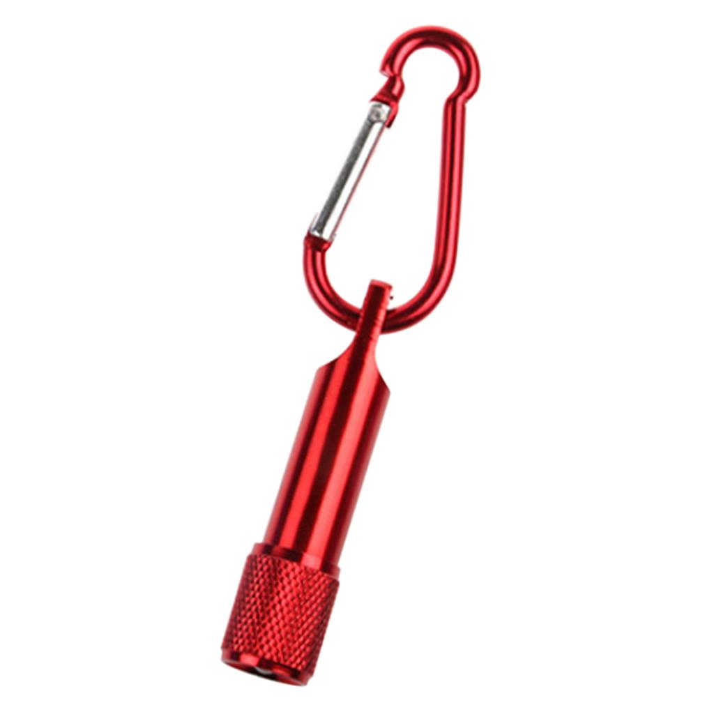 Mini Lanterna Chaveiro com LEDs Ultra Compacta Brilhante com Interruptor de Cauda para Casa Camping