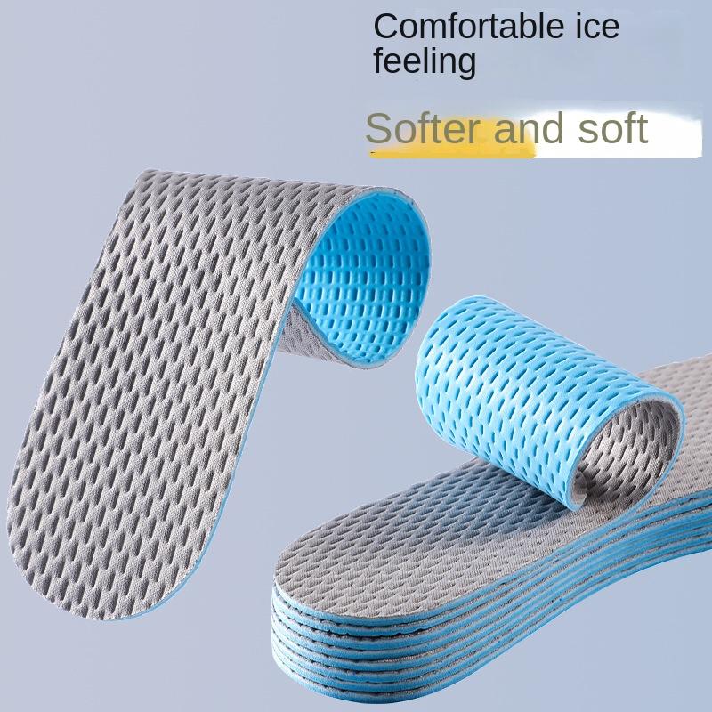 

Размер 35-46, летние латексные стельки для дезодорации, поглощения пота, воздухопроницаемости, спортивные стельки для мужчин и женщин, супер мягкие и настраиваемые 39-40