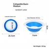 1Pc Fishing Non Toxic Foldable Bait Bowl / Bait Tray / Groundbait Mixing Bowl For Carp Fishing Accessory