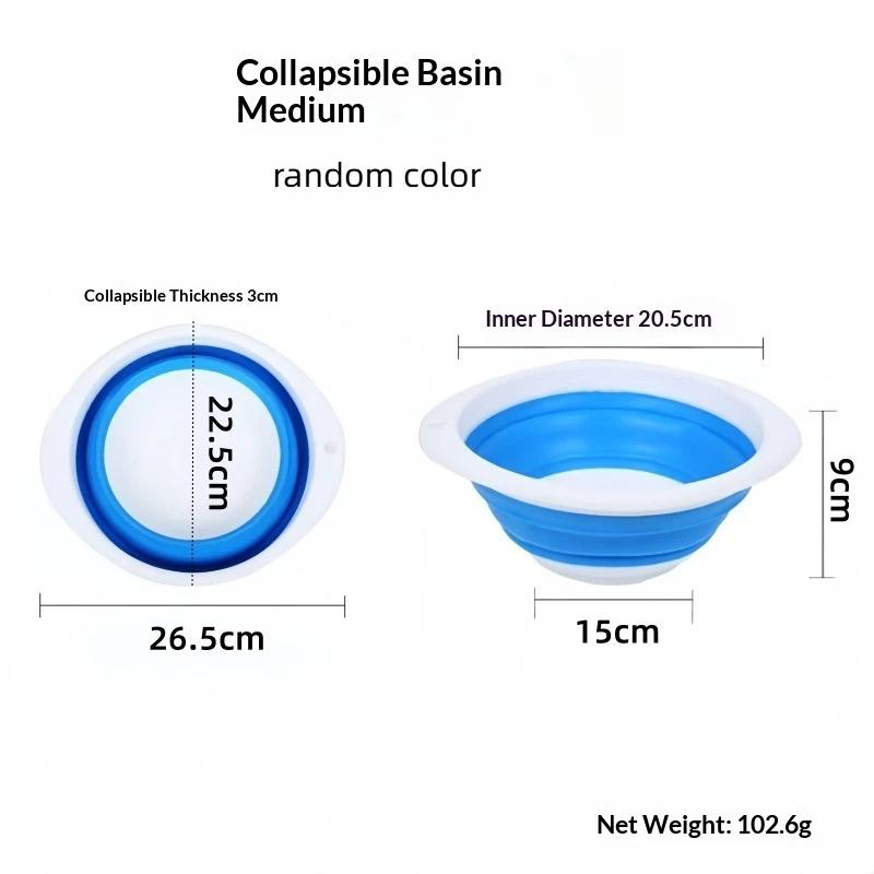 1Pc Fishing Non Toxic Foldable Bait Bowl / Bait Tray / Groundbait Mixing Bowl For Carp Fishing Accessory
