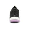 Skechers Go Walk Workout Walker Calorie Fabric Mesh Round Toe Lace-Up Low-Top Casual Shoes Women Sneakers Black Purple 124933-BKLV