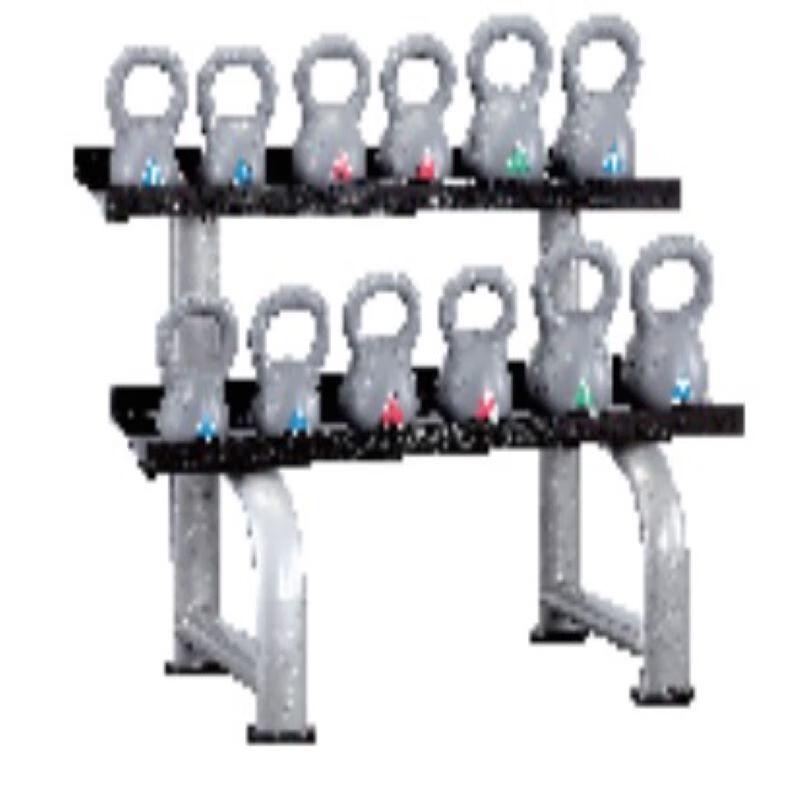 FANATICS Kettlebell Set with Storage Rack
