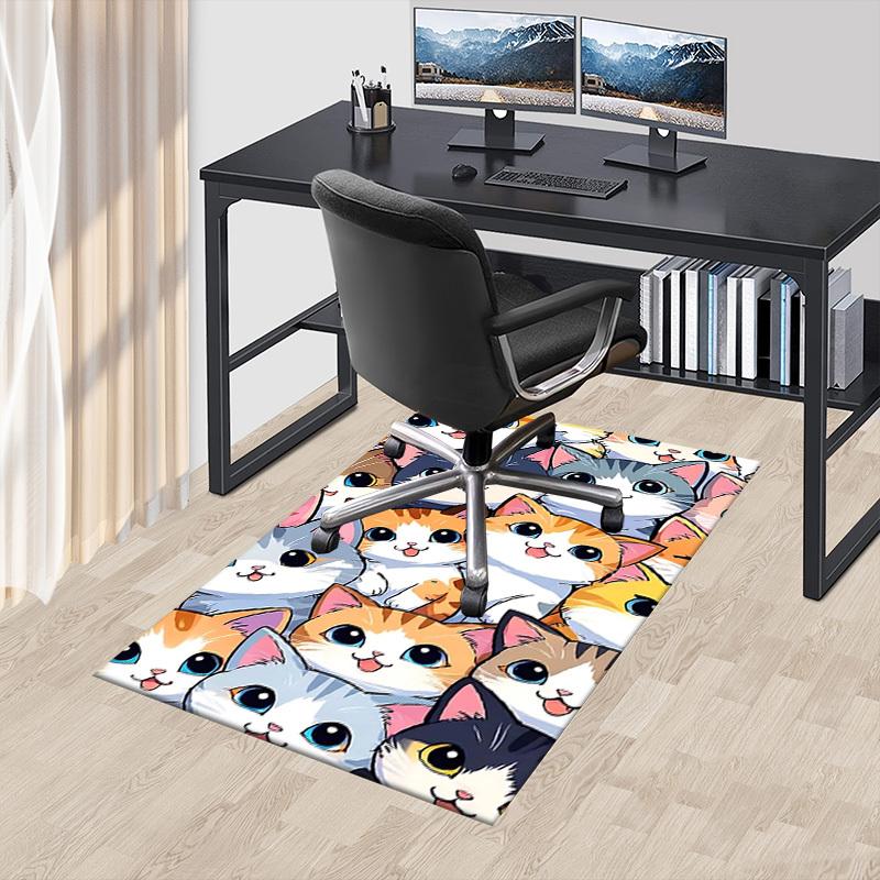 1PC cat wallpaper Extra Large Non Slip Floor carpet, Office, family, Studio   Large Area Rug Indoor Rugs, Bold Statement Piece
