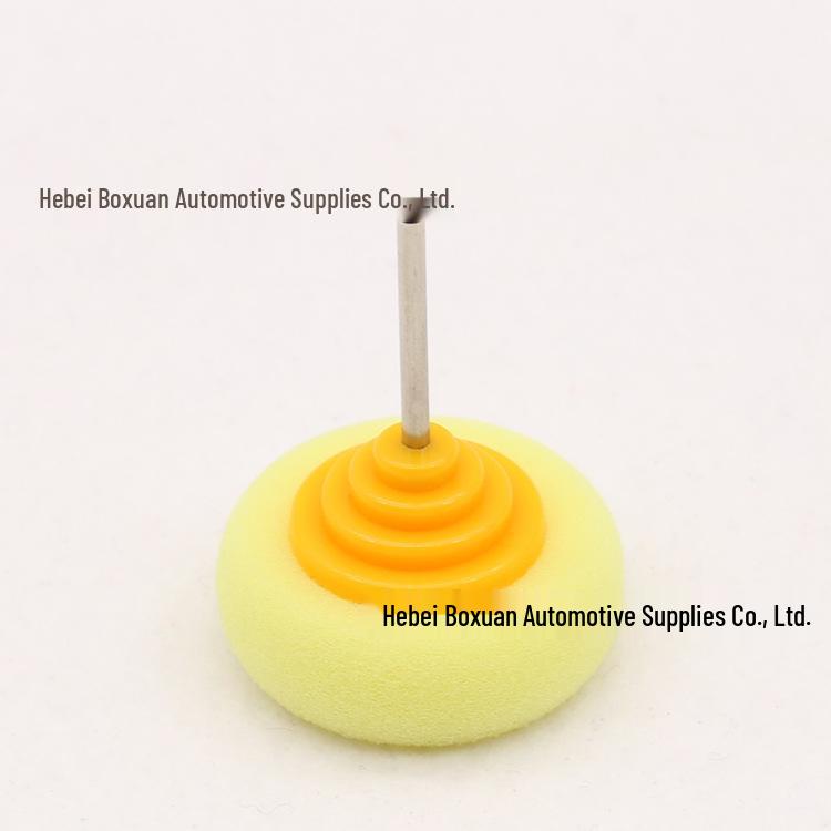 123-calowa gąbka polerska w kształcie stożka: Gąbka Detailingowa do Małych Powierzchni z Trzpieniem Kompatybilnym z Wiertarką