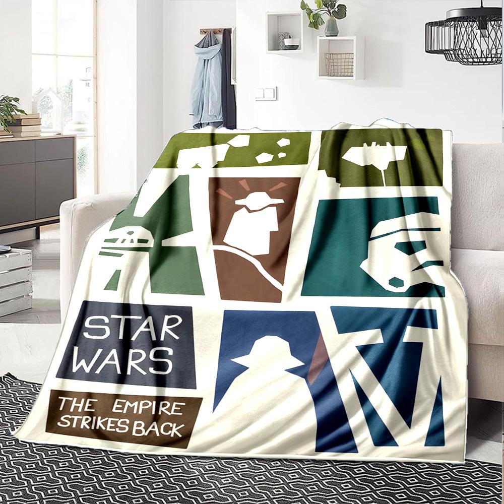 Star Wars Blanket Comfortable Perfect for Bed Sofa Couch Four Seasons Multipurpose Warmthful Decor Ideal Gift For Birthday Valentine'S Day