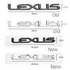 Emblema LEXUS HYBRID Cromado Brillante Negro ABS 3D para Maletero de Coche LEXUS Pegatina de Logo Trasero ZO1