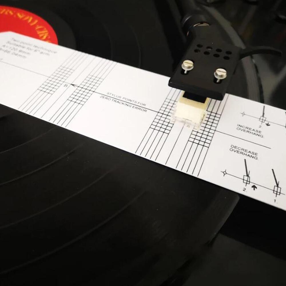 Precision Tool Turntable Protractor Adjustment Tool Stylus Alignment Protractor Vinyl Record Setup