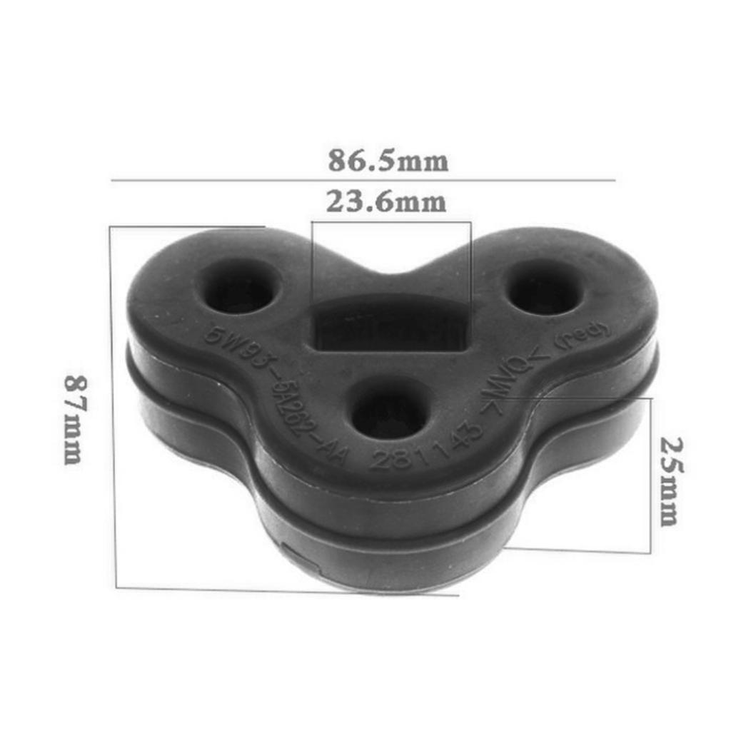 C2C32948 Exhaust Rear Muffler Insulator Silencer Rubber Hanging Sleeveber for Jaguar XF X250 XJ X351 2008 - 2018 Muffler Parts