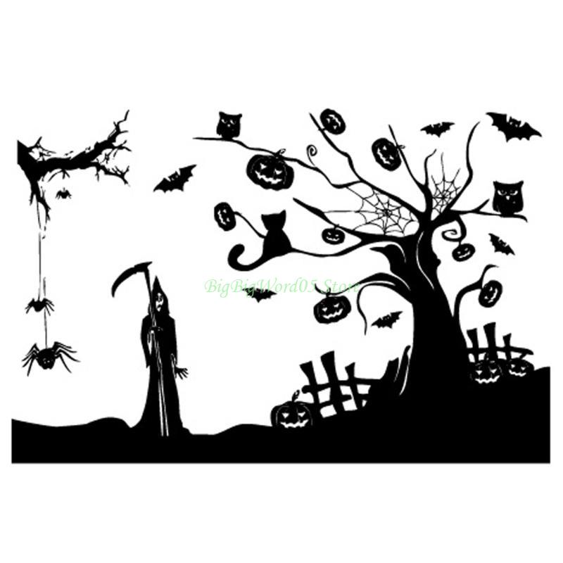 24TE Silicone Seal Stamp Halloween Series Clear Stamps DIY Scrapbooking Card Making