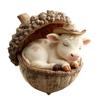 2D Acrylic Highlands Cow Christmas Ornament Christmas Tree Ornament Farm Animal Decors Christmas Tree Hanging Decors