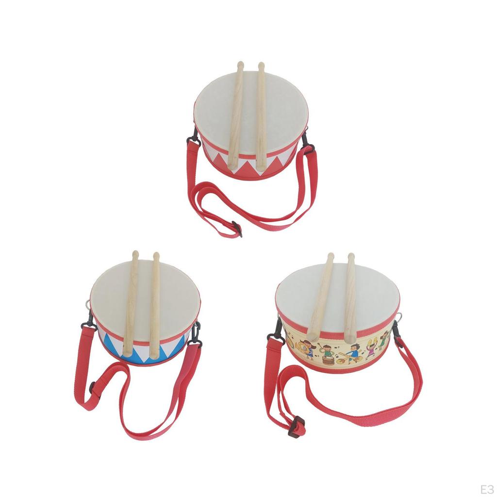 8 Inch Wooden Drum Set for Kids, Ideal Birthdays and Special Occasions