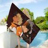 The FoxholeS Court Anime Badetuch Mikrofaser Weich Wasserabsorbierend Atmungsaktiv Für Mädchen Kinder Dekorativ Cartoon Strandtuch