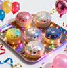 Palline Antistress Glitterate a Forma di Raviolo 2026 Giocattolo Fidget Virale Colorato Simil Panino al Vapore Giocattolo Decompressione per Ansia