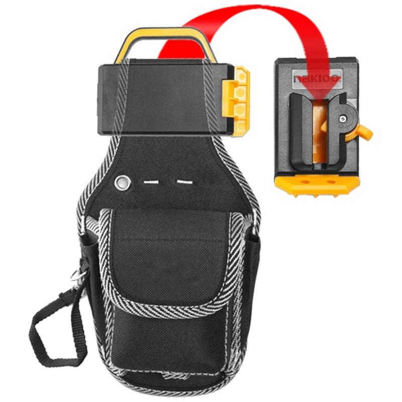 Reliable Tool Pouch Quick Release Clip Hanging Buckle Belt Bag Accessories Clip Ensuring Safe Convenient Tool Storage