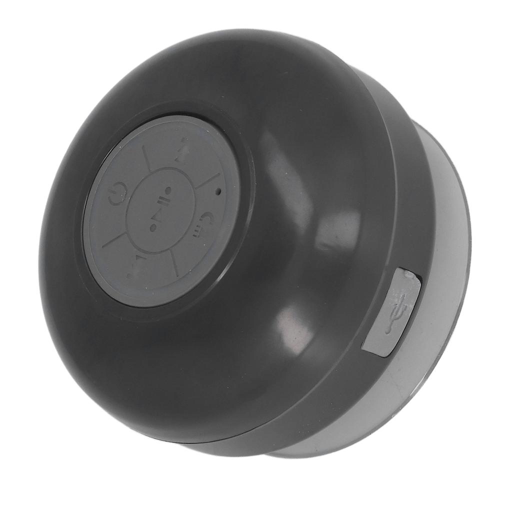 Waterproof Wireless Speakers IPX4 Waterproof Portable LED Wireless Speakers with Suction Cup for Bathroom Kitchen Office