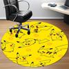 1pcPikachu Poké Ball Office Round Area Rug, Indoor Mat Suitable For Office,Bedroom Living Room Home Decor, Room Deco A0928173