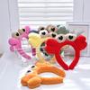 Cute Crab Big Eyes Pink Blue Yellow Red Green Orange Non-Slip Fluffy Hair Hoop Headbands Headwear For Women