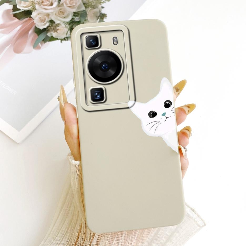 For Huawei P60 Pro Case MNA-AL00 MNA-LX9 Cute Rabbit Cartoon Cover Soft TPU Phone Case For Huawei P60 Art P 60 Pro Fundas Bumper