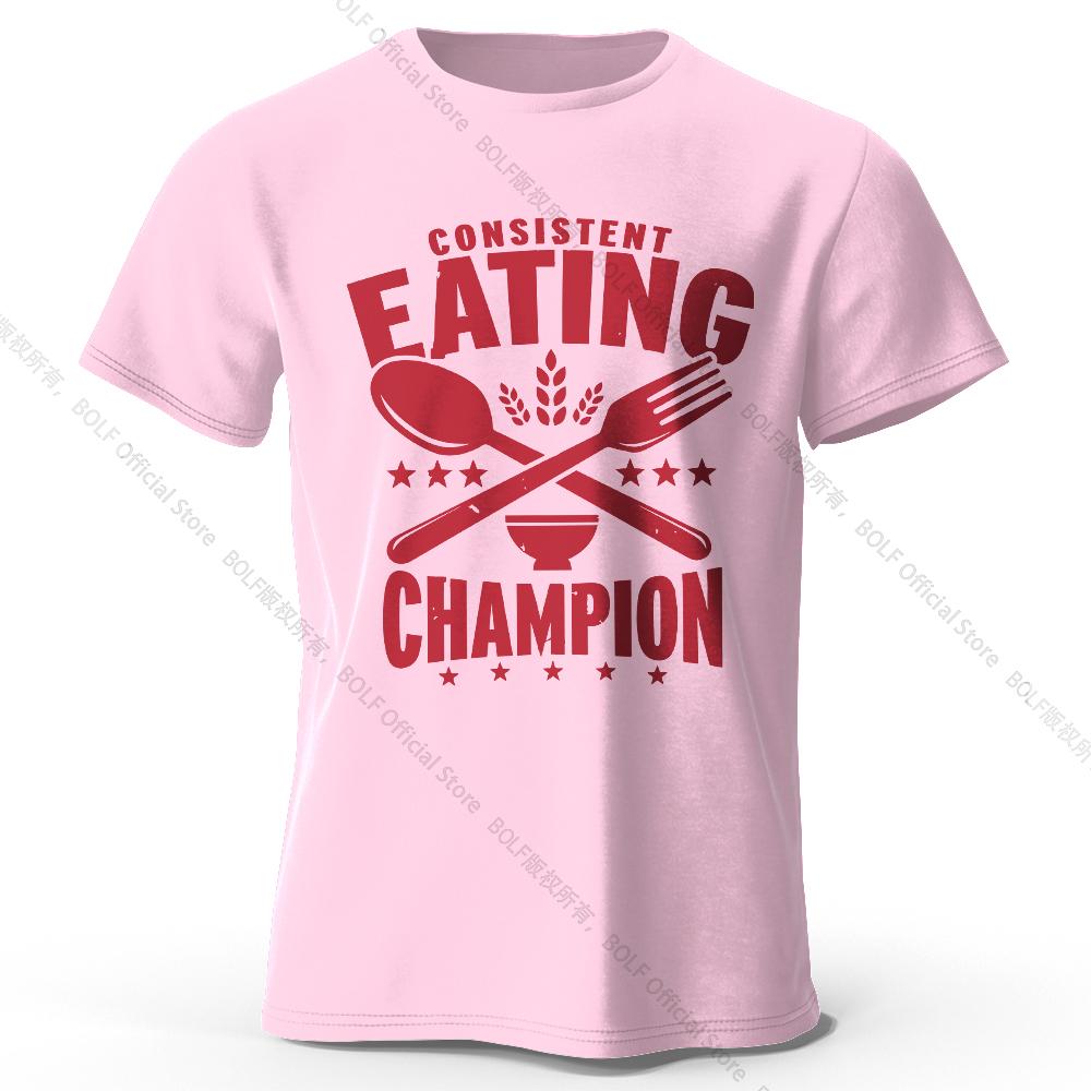 Men's Printed T-Shirt 100% Cotton Oversized Bold Graphic Tees for Women Summer Tops Foodie Streetwear