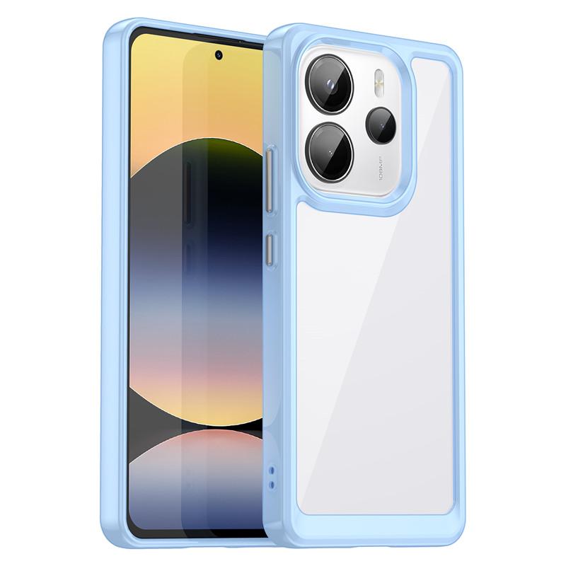 Pro Xiaomi Redmi Note 14 4G pouzdro Xiaomi Redmi Note 14 4G kryt průhledný PC TPU nárazuvzdorný zadní kryt telefonu Xiaomi Redmi Note 14 4G