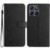 Brieftaschen-Hülle für Moto G67 5G - Leder/PU, Schwarz