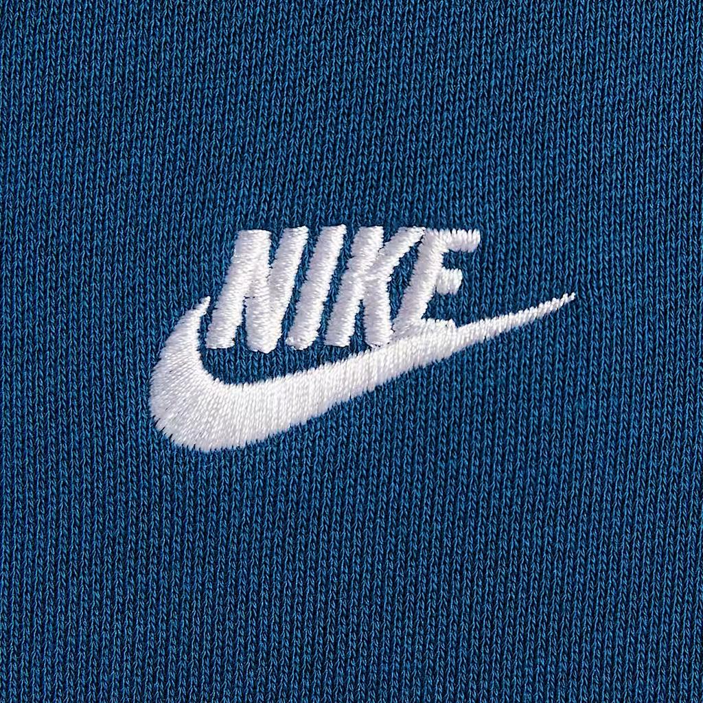 Nike Sportswear Club Sweatshirts Men's Court Blue/White Crew Neck Moderate Regular IF0748-476