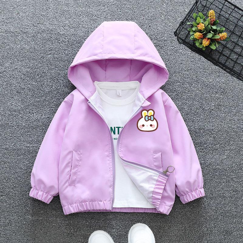 Mädchen Mode Dünne Mantel 2025 Frühling und Herbst Kinder Casual Zipper Jacke Jungen Lose Trenchcoat