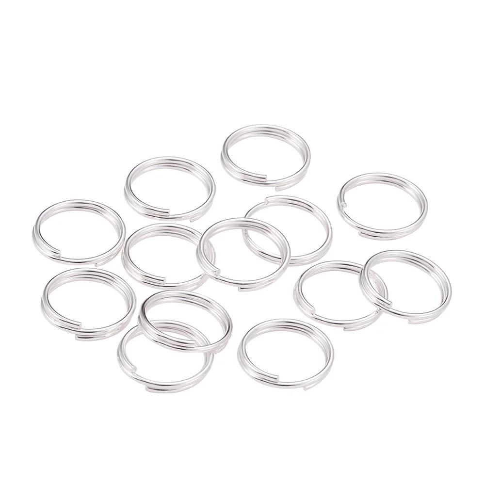 120pcs/lot 4 6 8 10 12 Mm Open Jump Rings Double Loops Split Rings Connectors For Jewelry Making Supplies DiY