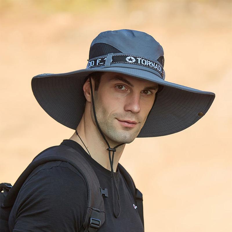 1-pack of Solid Color Neutral Sun Hat Hat Outdoor Mountaineering Sun Hat Refreshing Breathable Fishing Hat Sunscreen Fisherman Hat Sun Hat