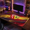 Lens FC Theme Pattern Mouse Pad, Soccer Logo Design XXL Gaming Desk Mat Non-Slip Computer Mouse Pad