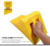 Anti-slip Rubber & Wood Tire Stop Block - Prevents Car Rolling