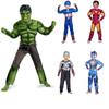 Halloween Muskel Hulk Kostyme for Barn - Avengers Cosplay Anime Antrekk