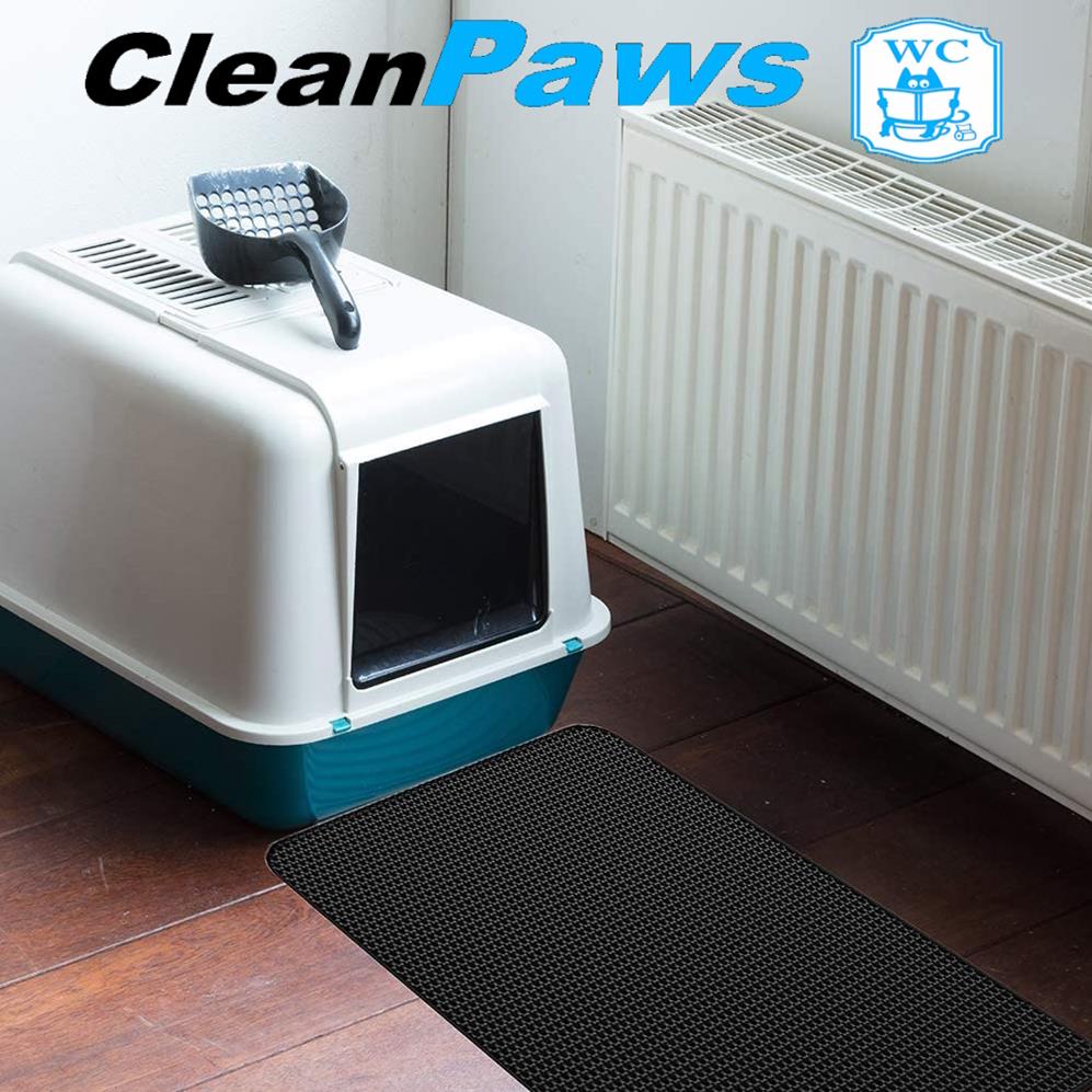 CLEANPAWS Cat Litter Mat Cat Mat Rug Underlay Cat Litter Collector