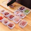 Transparent Plastic Preservation Box With Lid Refrigerator Crisper Food Containers Microwave Oven Safe Seal Food Storage Box