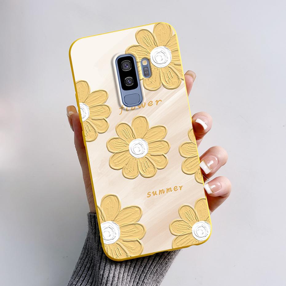 Silicone Back Cover for Coque Samsung Galaxy S9 Plus Cute Rabbit Panda Protective Soft Phone Case SamsungS9 S9Plus Funda Capas
