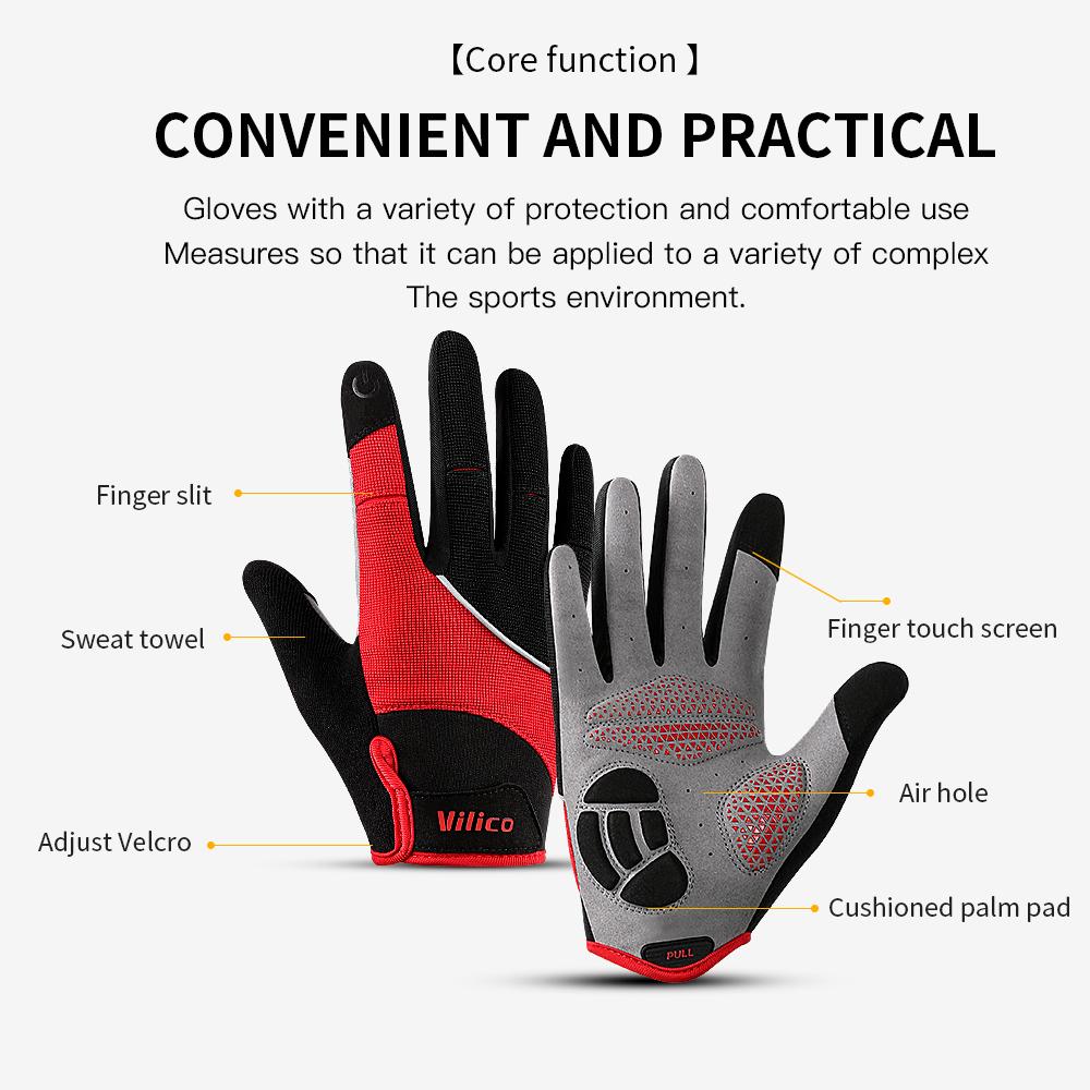Mtb Cycling Gloves Black Touch Screen Men Women Road Bike Gloves Silicone Gel for Gym Riding Bicycle Motorcycle