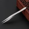 Professional Straight Fine Point Tweezers For Eyelash Extension Stainless Steel